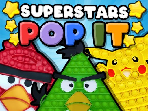 Pop it Superstars - browser game screenshot