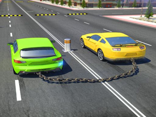 Chained Cars against Ramp hulk game - browser game screenshot