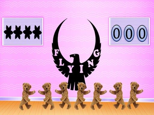 Teddy House Escape - browser game screenshot