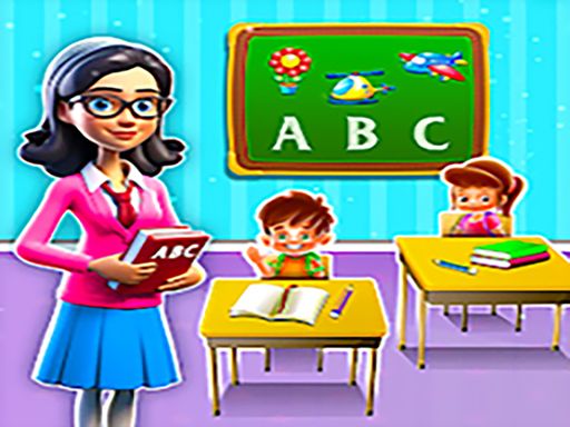 Kindergarten School Teacher - browser game screenshot