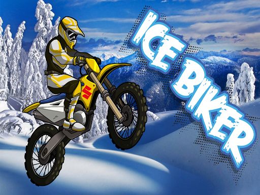 Ice Biker - browser game screenshot