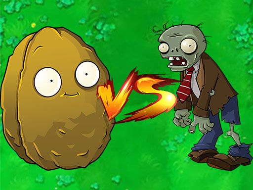 Potato vs Zombies - browser game screenshot