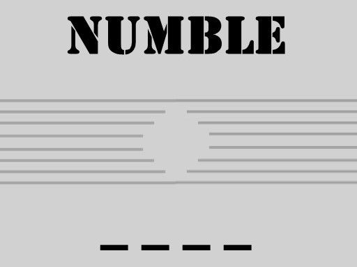 Numble-web - browser game screenshot