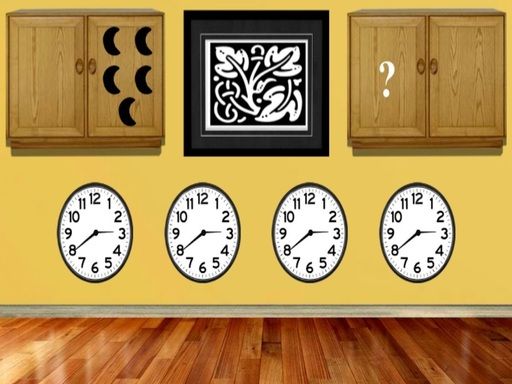Clock Room Escape - browser game screenshot