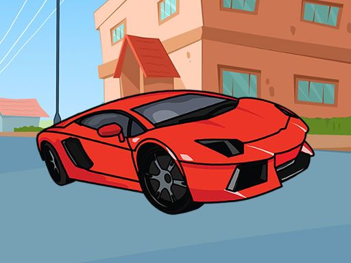 Lamborghini Coloring Book - browser game screenshot
