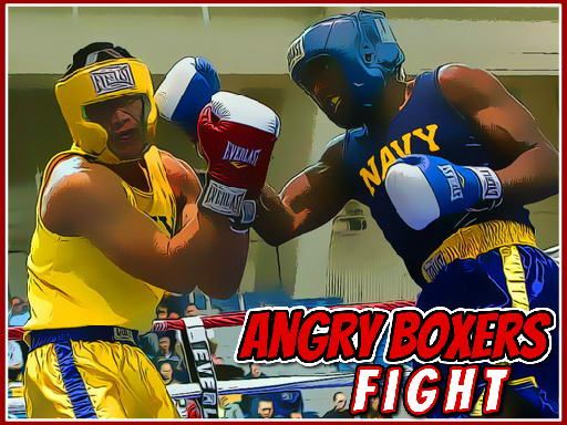 Angry Boxers Fight - browser game screenshot