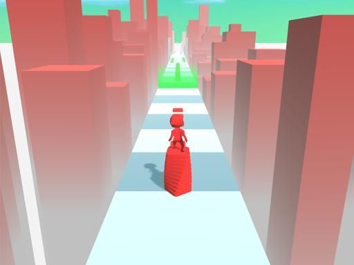 Stack tower colors run 3d-Tower run cube surfer - browser game screenshot