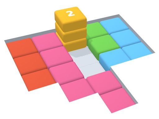 Stack Blocks 3D - browser game screenshot