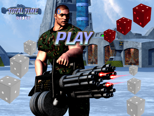 Commando 2022 Dice - browser game screenshot