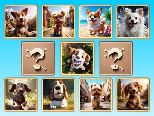 Doggie Duo Discoveries Doggie Duo Discoveries - browser game screenshot