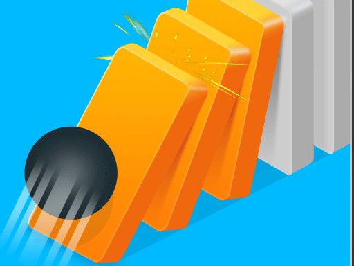 Domino Falls - browser game screenshot