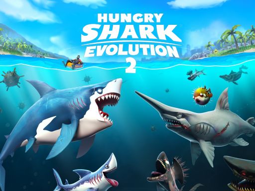 Hungry Shark Evolution 2 - browser game screenshot