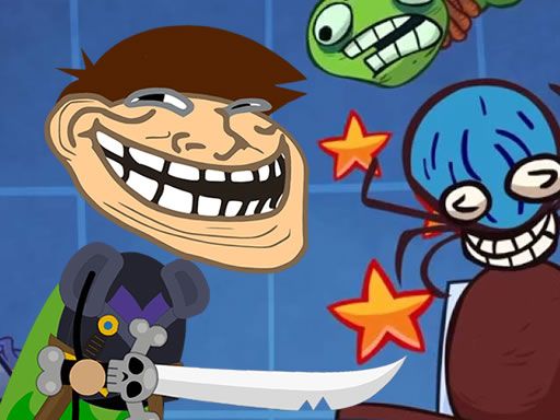 TrollFace Jigsaw - browser game screenshot