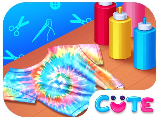 Design With Me Cute Tie Dye Tops - browser game screenshot