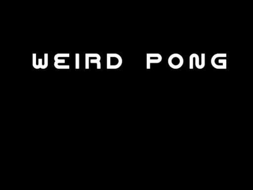 Weird Pong - browser game screenshot
