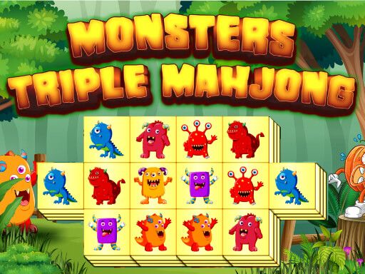 Monsters Triple Mahjong Monsters Triple Mahjong - browser game screenshot