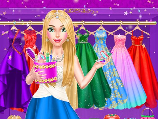 Royal Girls Fashion Salon - browser game screenshot