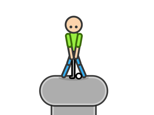 Extreme Golf - browser game screenshot