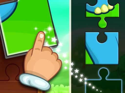 Educational jigsaw puzzle Fun - browser game screenshot