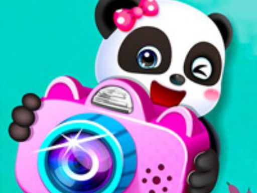 Baby Panda Photo Studio Game - browser game screenshot