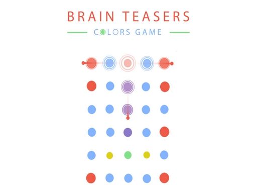 Brain Teasers : Colors Game  - browser game screenshot