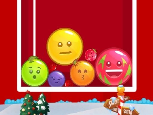 Watermelon Fruit Merge - browser game screenshot