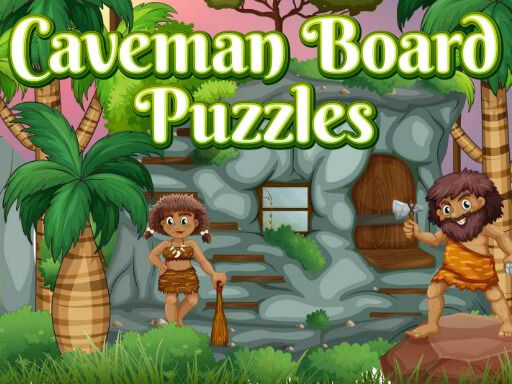 Caveman Board Puzzles - browser game screenshot