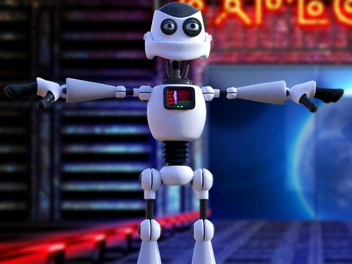 Intelligent Robots Jigsaw - browser game screenshot