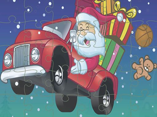 Merry Christmas Truck - browser game screenshot