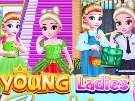 TRENDY SCHOOL FASHION - browser game screenshot