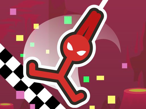 Super Stickman Hook - browser game screenshot