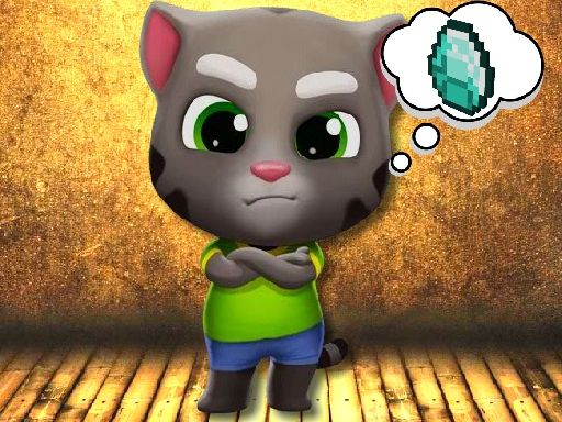 Talking Tom Diamond Hunt - browser game screenshot