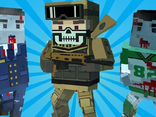 Blocky Shooting Arena 3D Pixel - browser game screenshot
