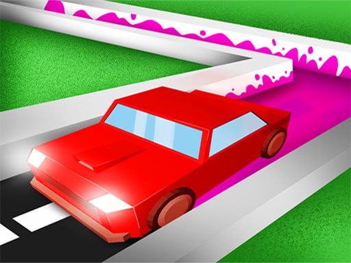 Roller Road Splat - Car Paint 3D‏ - browser game screenshot