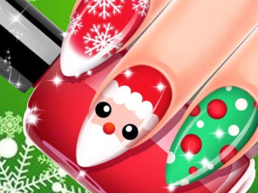 Christmas Nail Salon - browser game screenshot