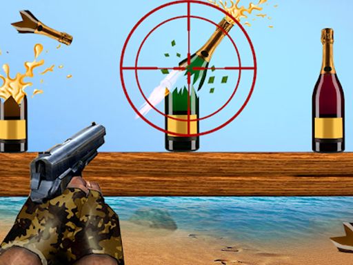 Sniper Bottle Shooting Expert - browser game screenshot