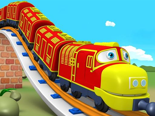 RACING TRAIN 3D GAME - browser game screenshot