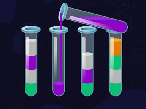 Liquid Sorting - browser game screenshot