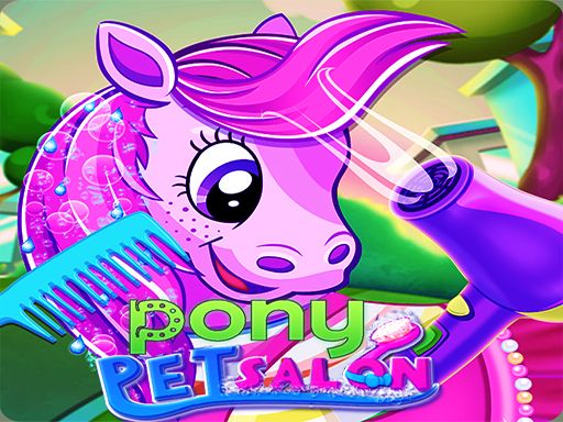 Little Pony Pet Salon - browser game screenshot