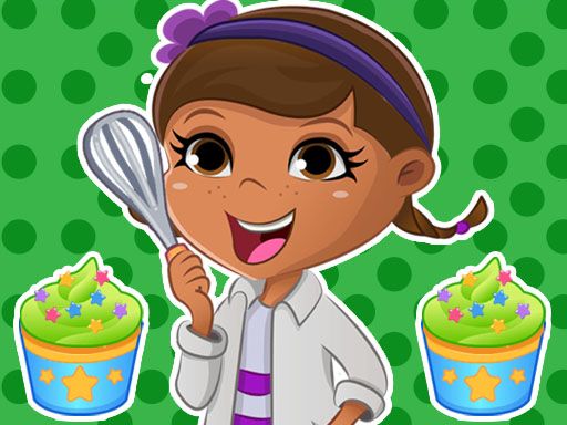 Dottie Doc McStuffins Cupcake Maker - browser game screenshot