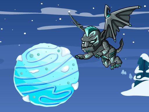 Ice Ball Run - browser game screenshot