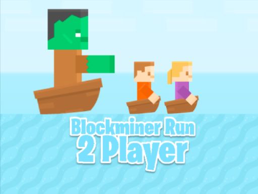 Blockminer Run Two Player - browser game screenshot