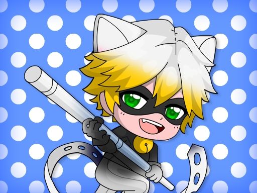Chibi DottedGirl Coloring Book - browser game screenshot