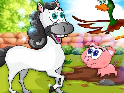 Learning Farm Animals Games For Kids - browser game screenshot