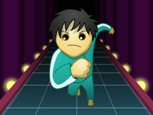 Squid Jump Bridge - browser game screenshot