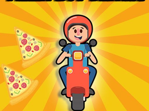 Pizza boy driving - browser game screenshot