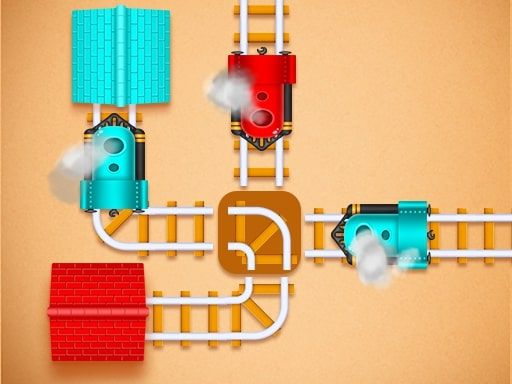 Rail Maze Puzzle - browser game screenshot