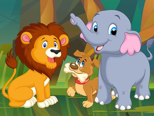 Animal Puzzles - browser game screenshot