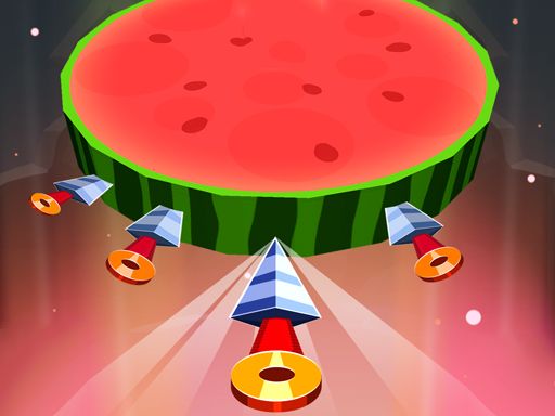 Knife Hit 3D - browser game screenshot