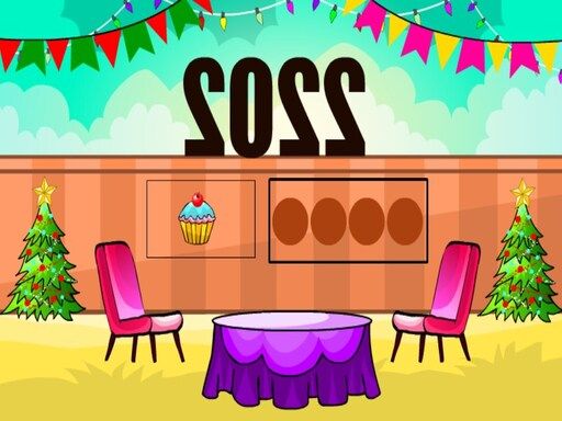 Happy New Year 2022 Escape - browser game screenshot